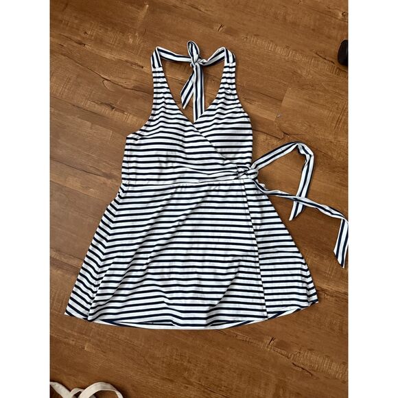 J. Crew Halter wrap swim dress size 6 - Picture 6 of 8